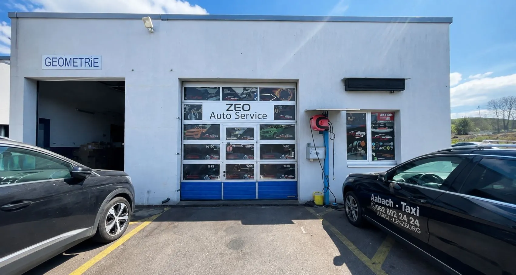 Werkstatt der ZEO Tuning & Garage an der Industriestrasse 16 in Wohlen